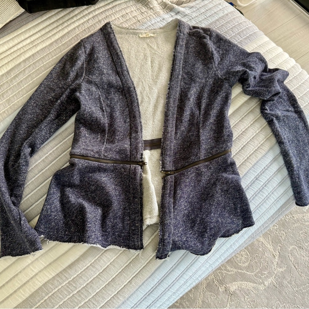 Mystree Blur Open Cardigan